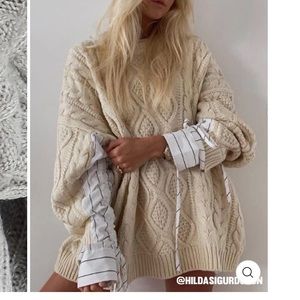 NOT AVAILABLE - Sadie Shirt Combo knit pullover